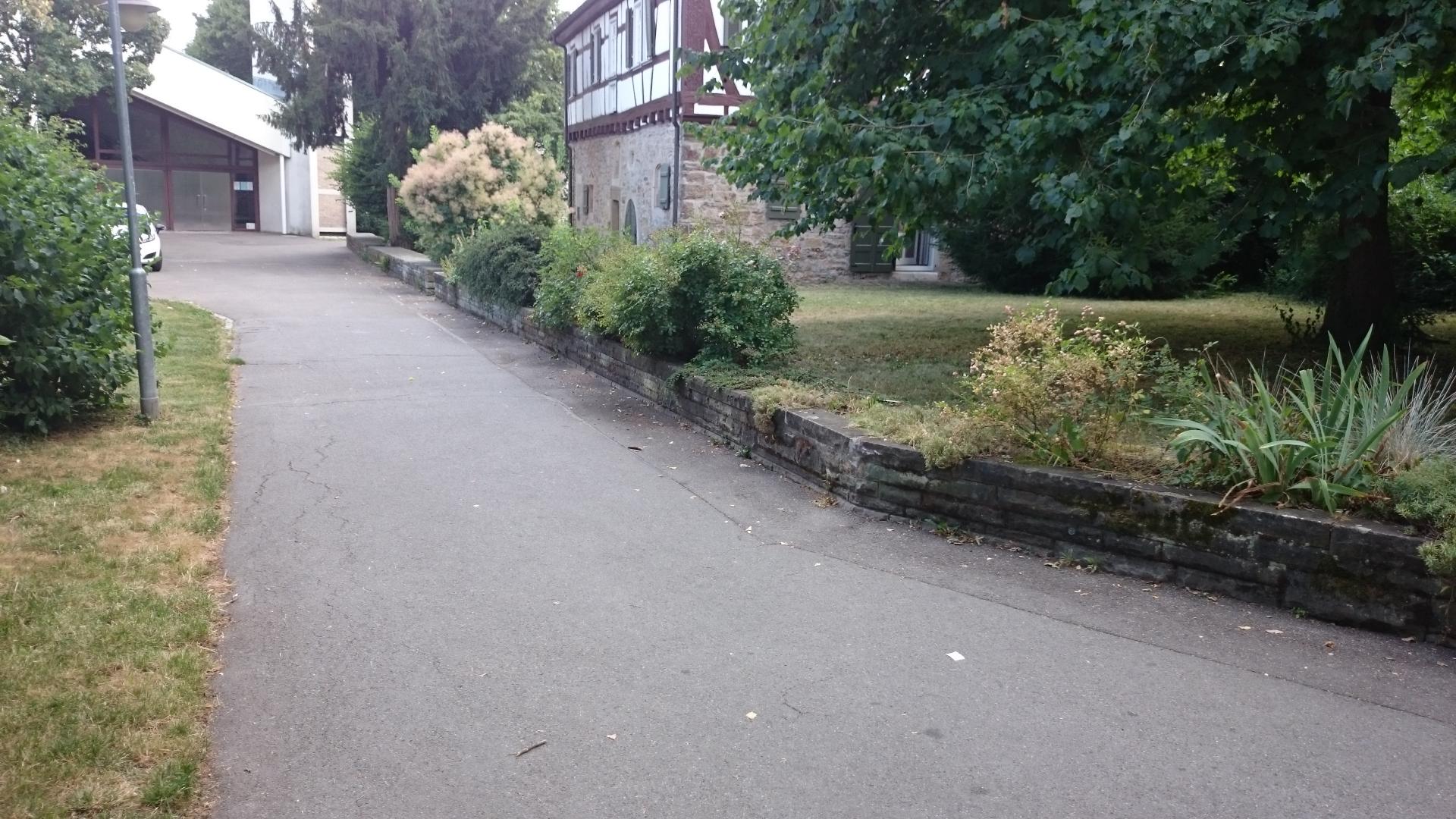 Projekt grüne mitte kirche vorher